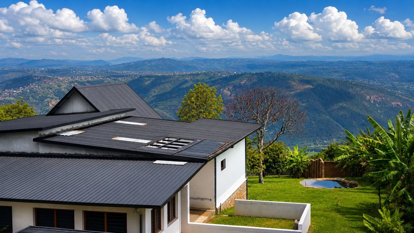 Modern grand family villa amidst scenic rolling hills, today